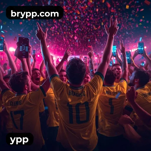 App ypp para iOS e Android — interface mobile, login biométrico e PIX integrado